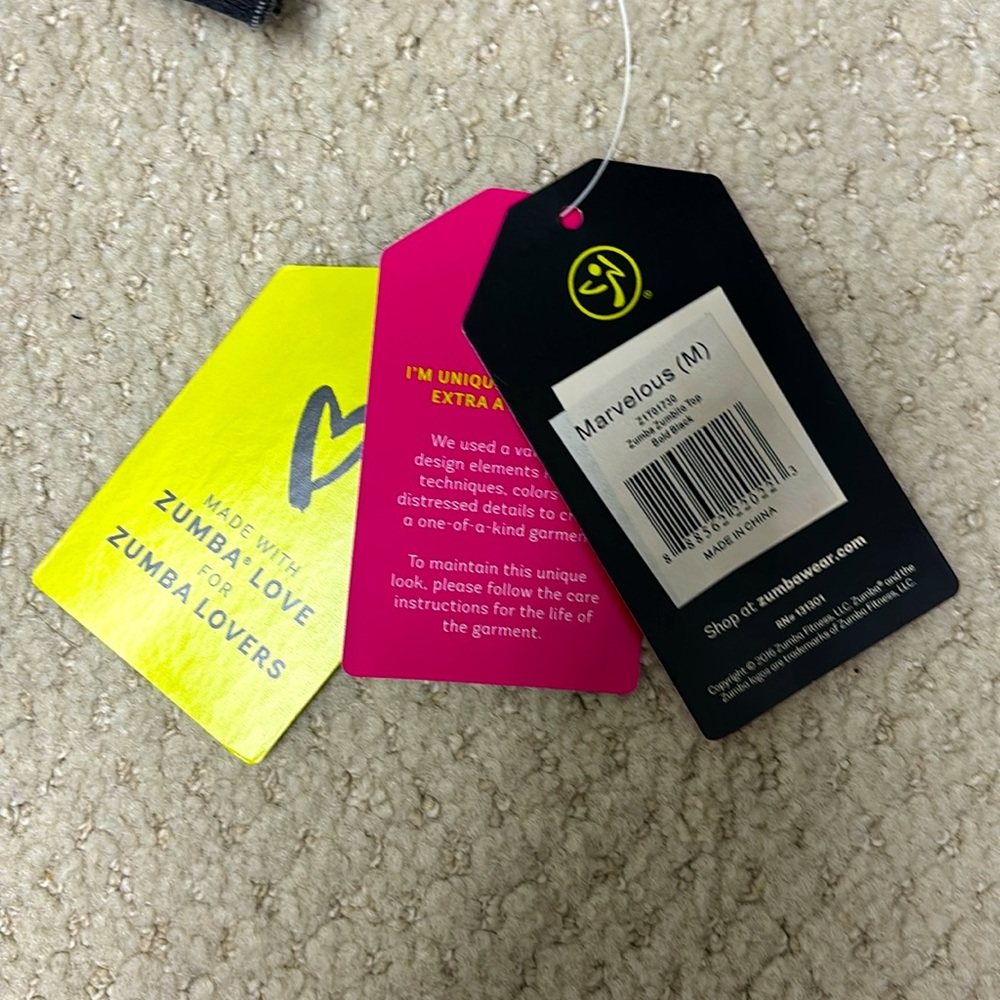 Zumba Zumbito Top - Medium - NWT! - Picture 5 of 11